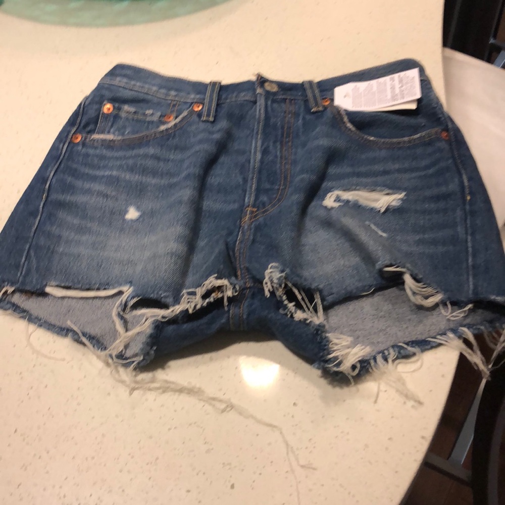 Brand new Levi’s denim cut offs